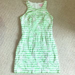 Lilly Pulitzer Green & White Dress